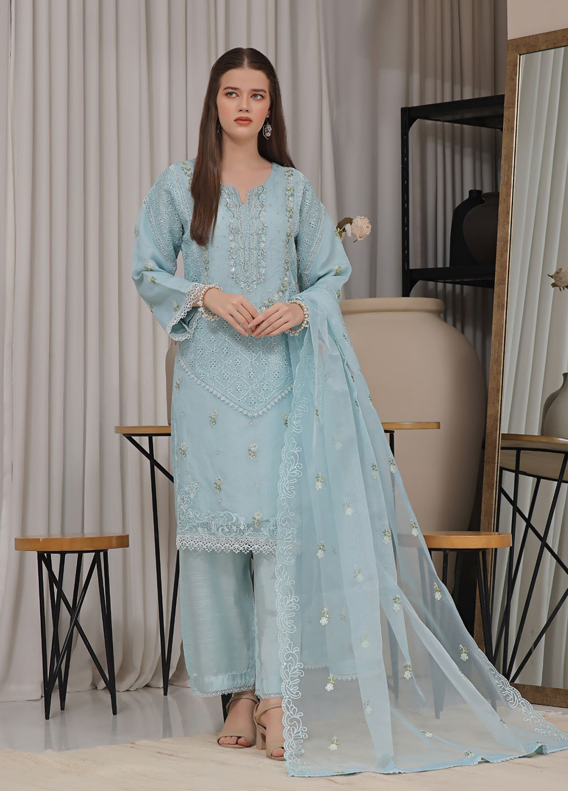 GUZEL DHAAGA FORMAL FESTIVE Stitched 3pcs