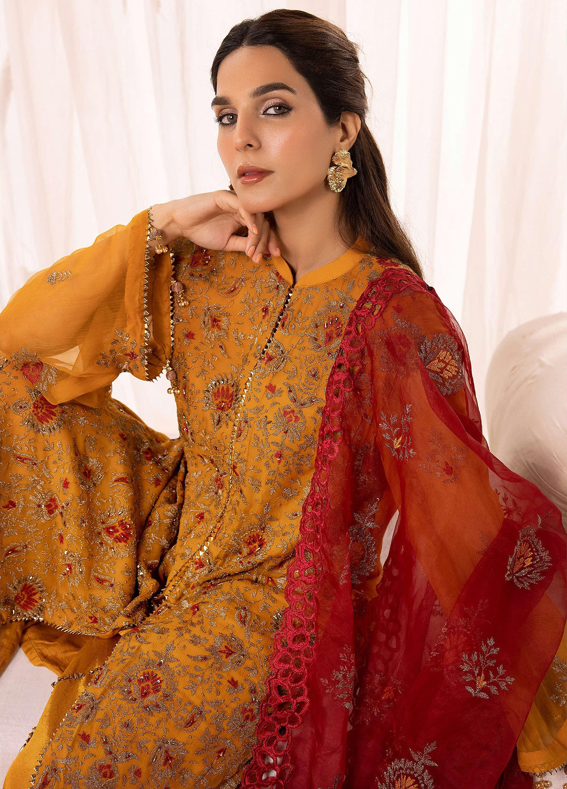 SHAATOOSH BY ANAYA HOOR Luxury Chiffon Unstitched 3pcs