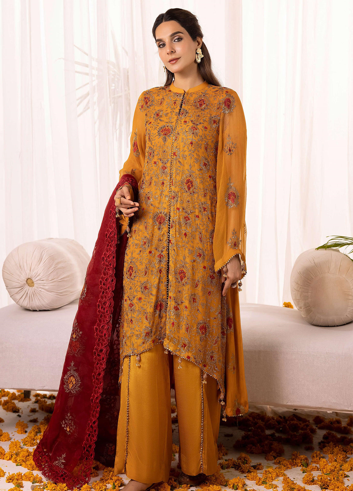 SHAATOOSH BY ANAYA HOOR Luxury Chiffon Unstitched 3pcs