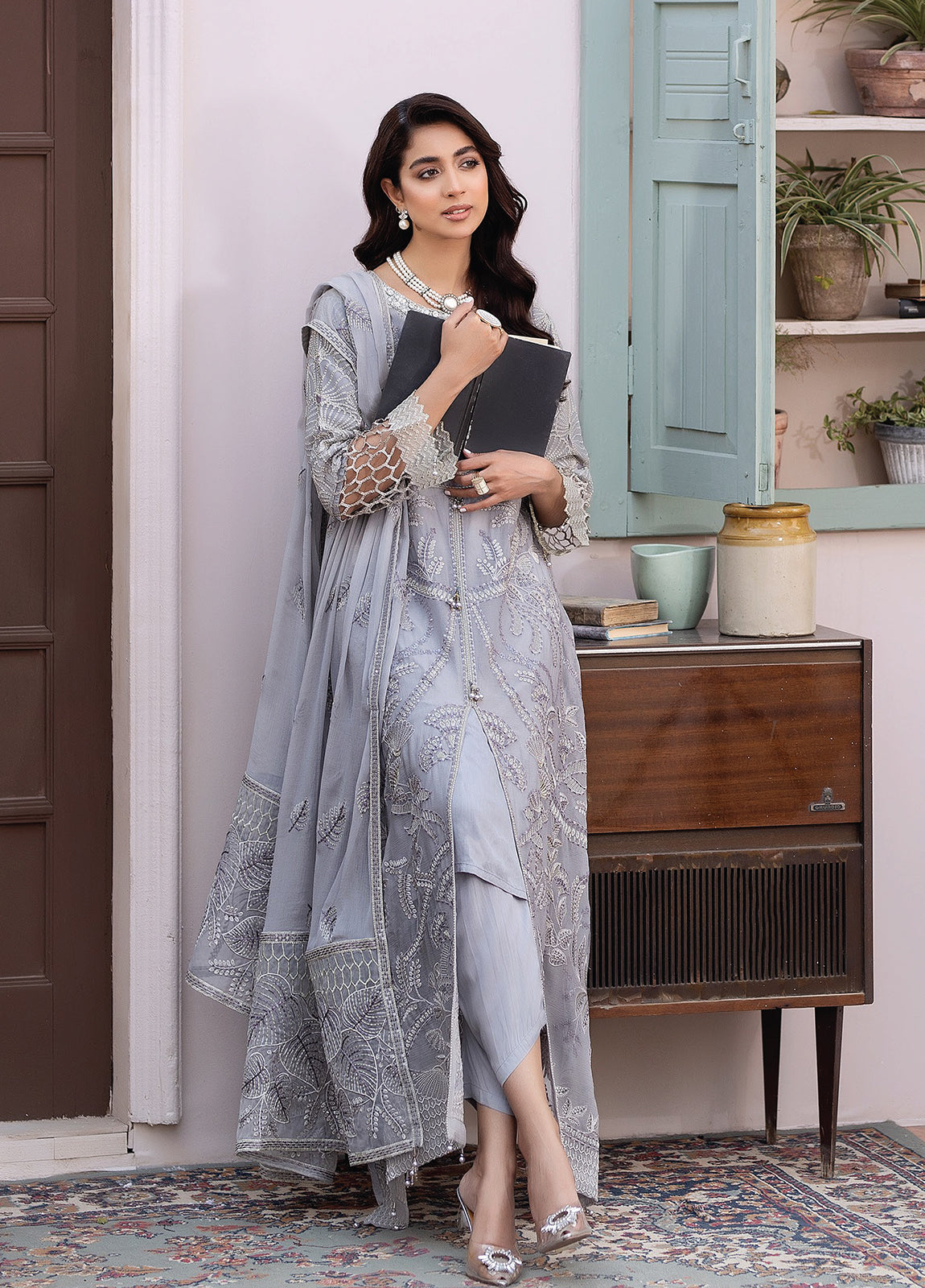 Shafaq By Noori  Stitched Luxury Chiffon Vol- 02