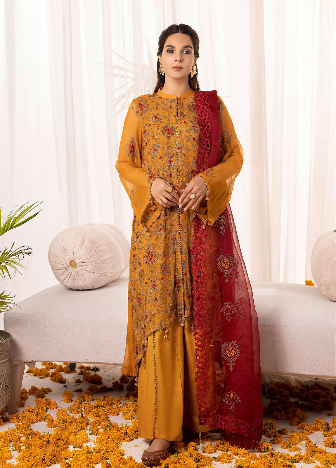 SHAATOOSH BY ANAYA HOOR Luxury Chiffon Unstitched 3pcs