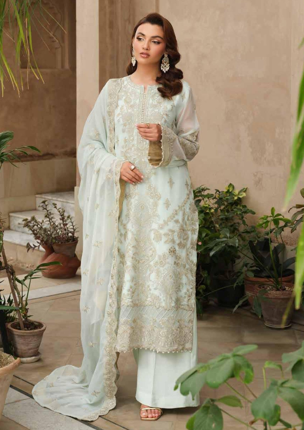 Emira By Freesia Luxury Embroidered Unstitched 3pcs