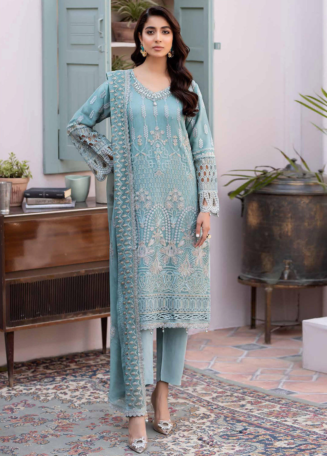 Shafaq By Noori  Stitched Luxury Chiffon Vol- 01