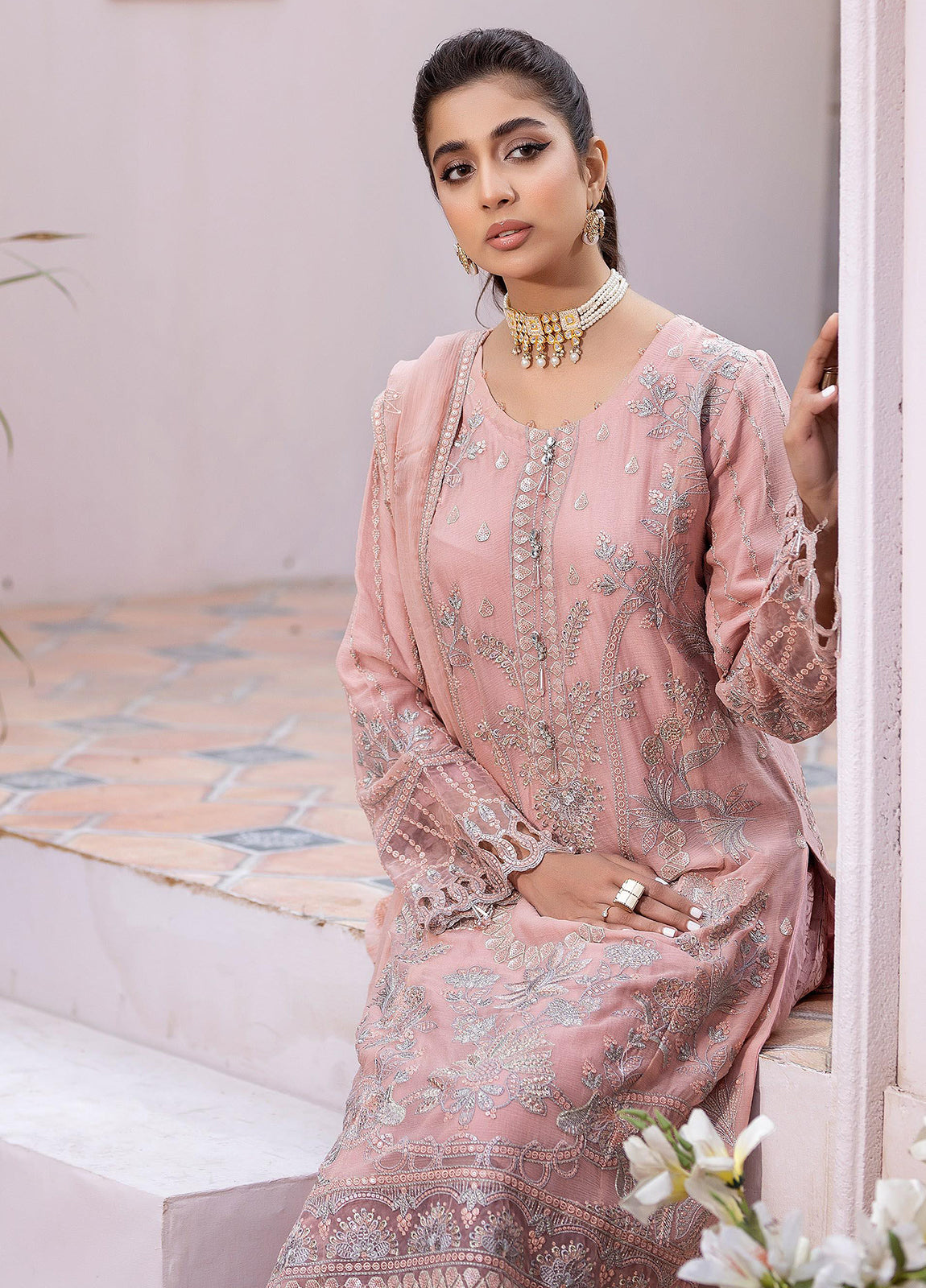 Shafaq By Noori  Stitched Luxury Chiffon Vol- 01