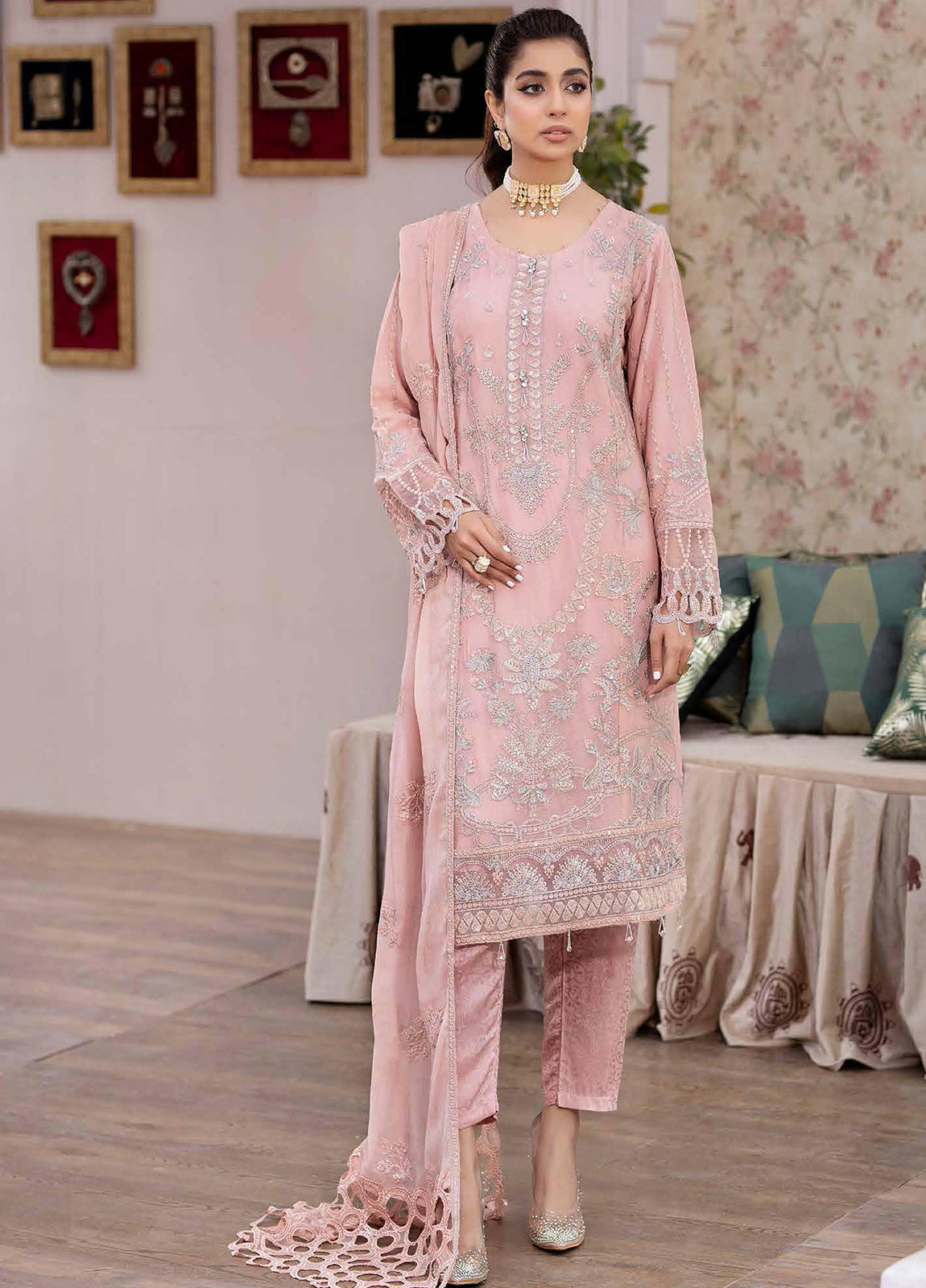 Shafaq By Noori  Stitched Luxury Chiffon Vol- 01