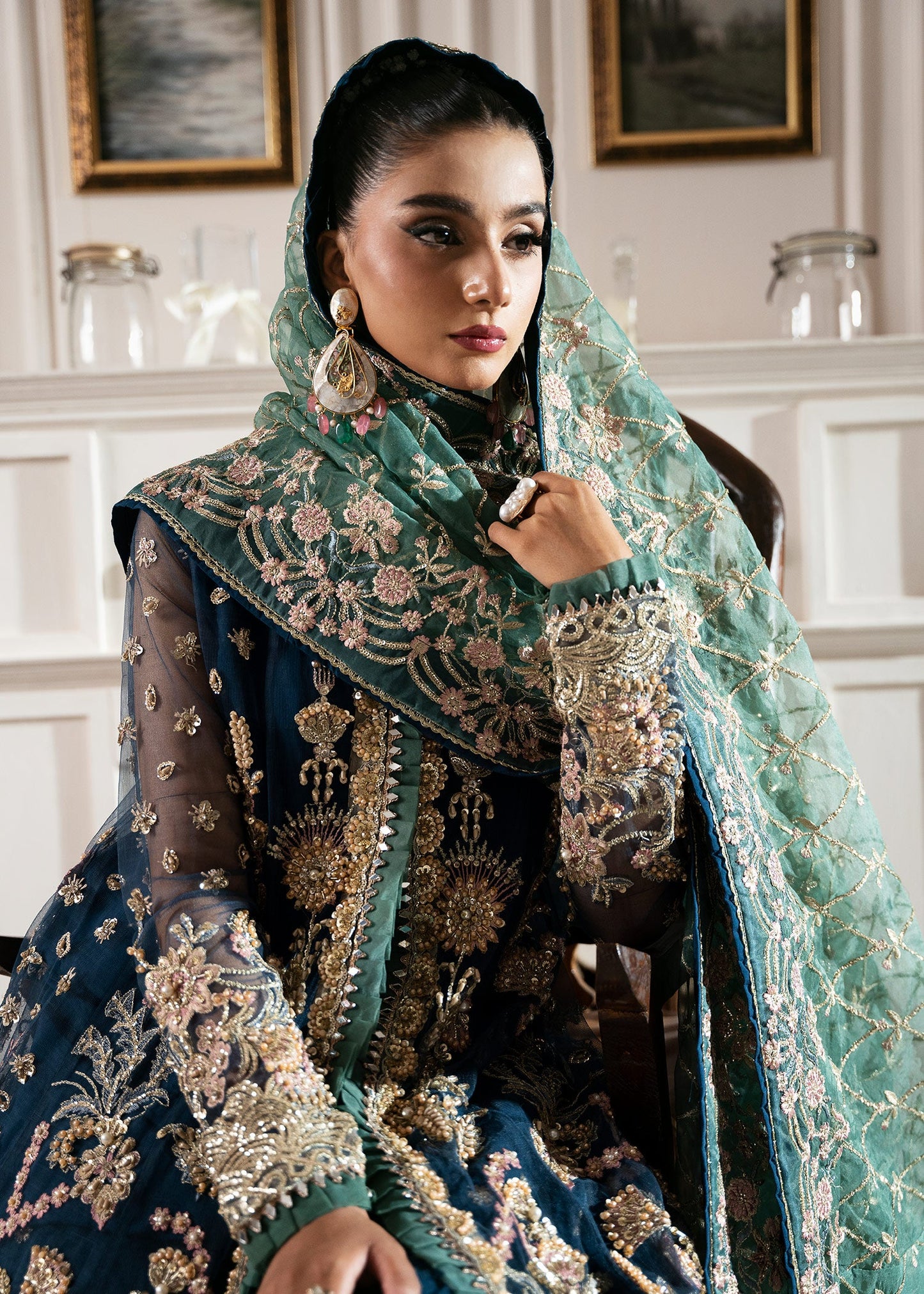 INAYAT Luxury Wedding Formals Unstitched 3pcs