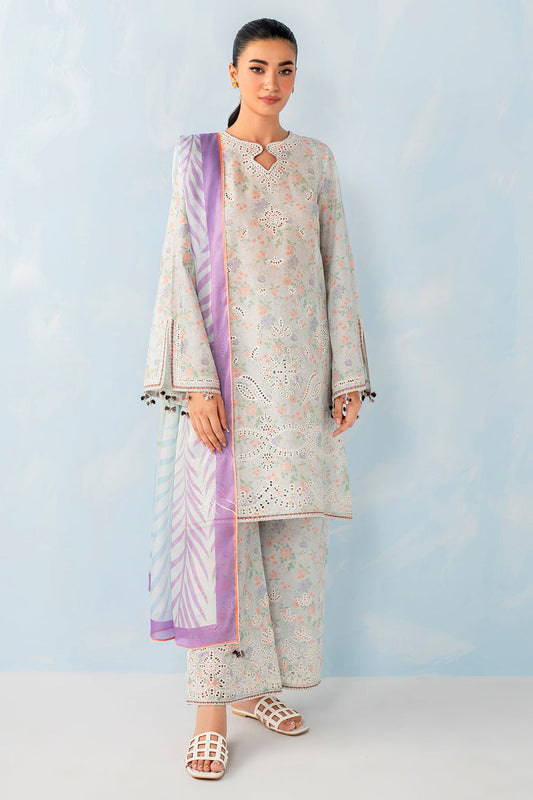 JAZMIN Embroidered Summer Lawn Unstitched 3pcs