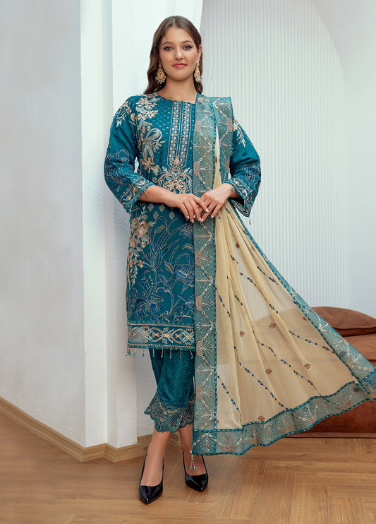 MEHRIMA By Noori Stitched Chiffon Luxury 3pcs