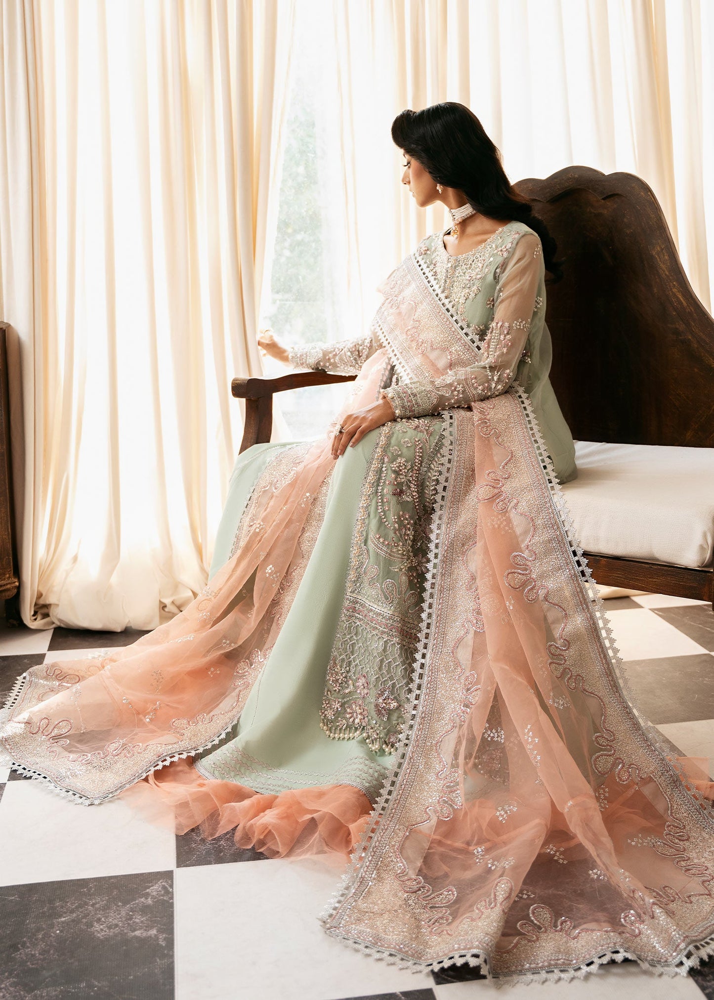 INAYAT Luxury Wedding Formals Unstitched 3pcs