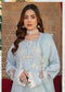 Anaya Hoor Swiss Saga Embroidered  Unstitched Lawn 3pcs