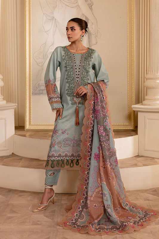 Jade Urbane Embroidered Lawn 3pcs