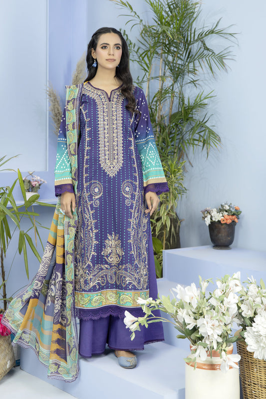 Johra Allure Embroidered Lawn Unstitched 3Pcs