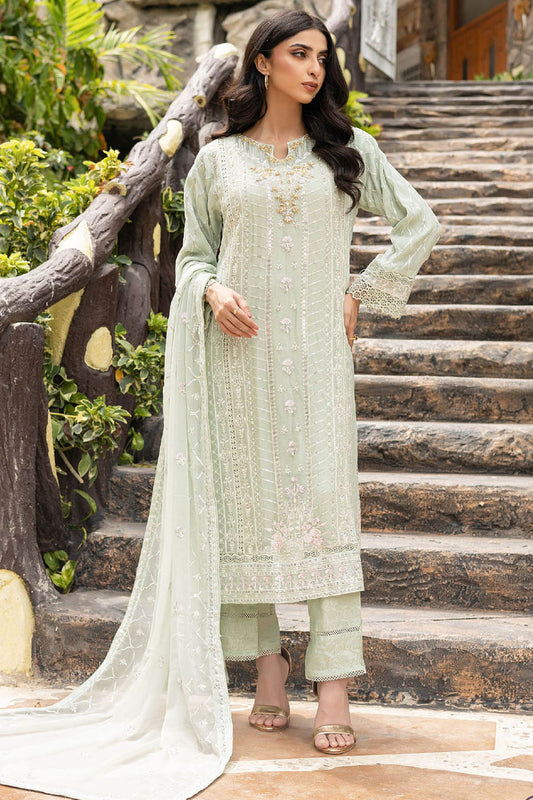 SOHA By Noori Stitched Chiffon Luxury 3pcs