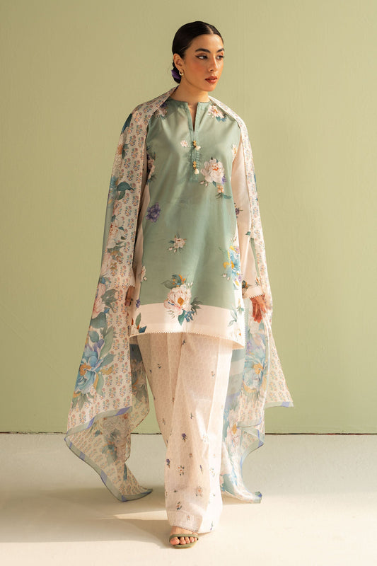 Coco By Zara Shahjahan Digital Printed Lawn Unstitched 3pcs