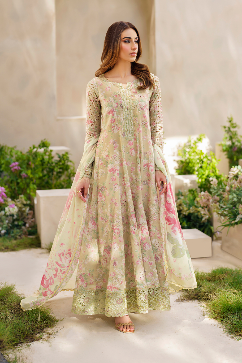 Iznik Festive Lawn Embroidered Unstitched 3pcs - Jotey