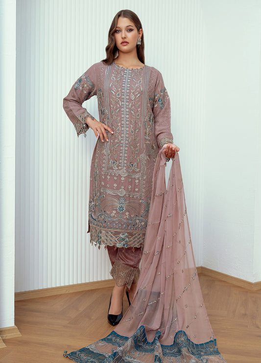 MEHRIMA By Noori Stitched Chiffon Luxury 3pcs