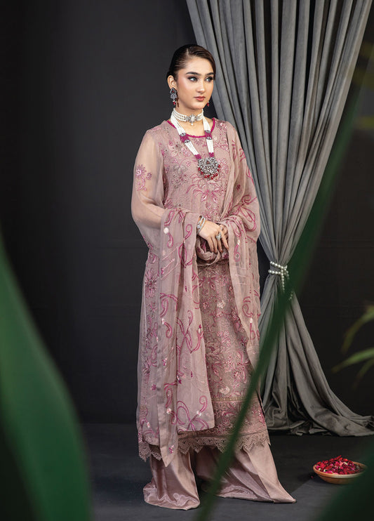 Khoobsurat Libas By Anaya Hoor Signature Chiffon Unstitched 3pcs