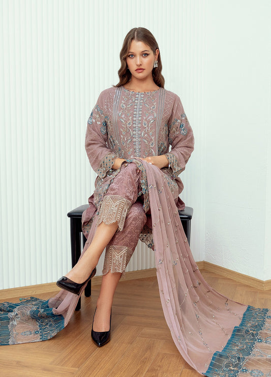 MEHRIMA By Noori Stitched Chiffon Luxury 3pcs