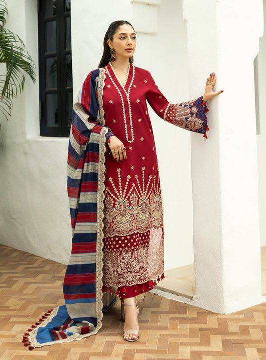 Zainab Chottani Chikankari'25 Unstitched Lawn 3pcs