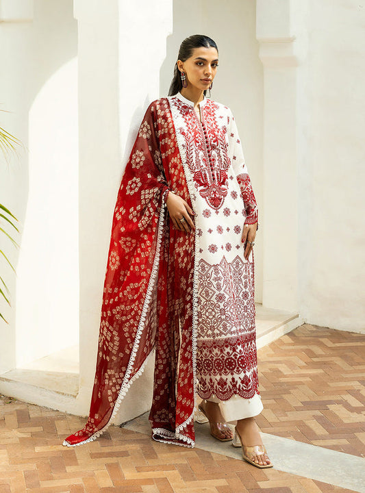 Zainab Chottani Chikankari'25 Unstitched Lawn 3pcs