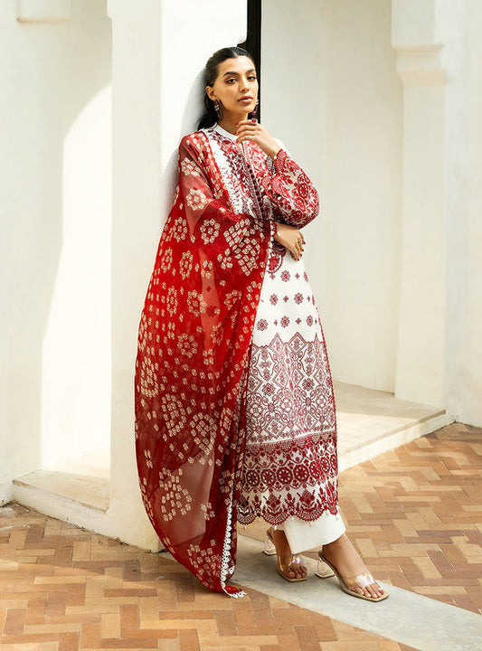 Zainab Chottani Chikankari'25 Unstitched Lawn 3pcs