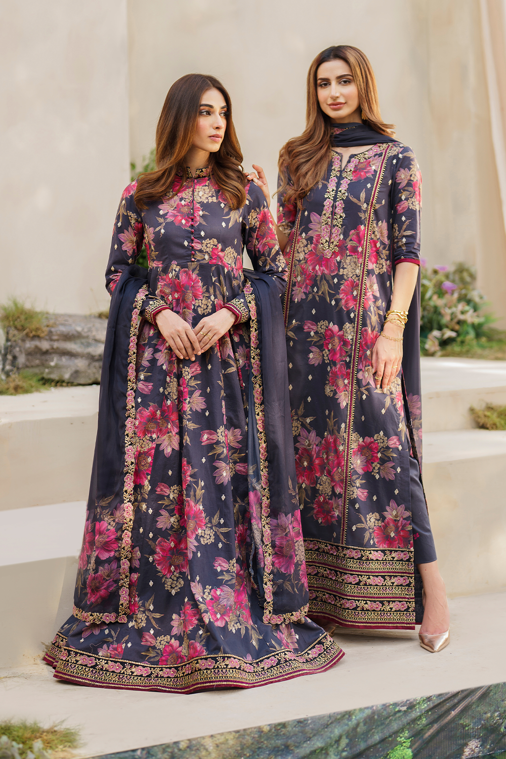 Iznik Festive Lawn Embroidered Unstitched 3pcs - Jotey