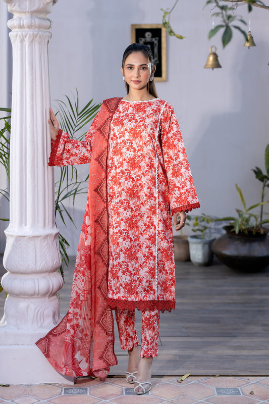 Johra Aashna Digital Printed Lawn 3pcs