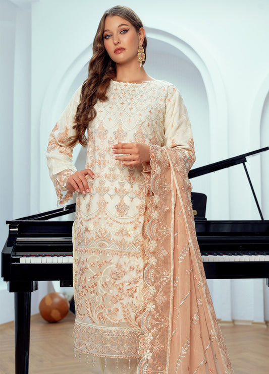 MEHRIMA By Noori Stitched Chiffon Luxury 3pcs