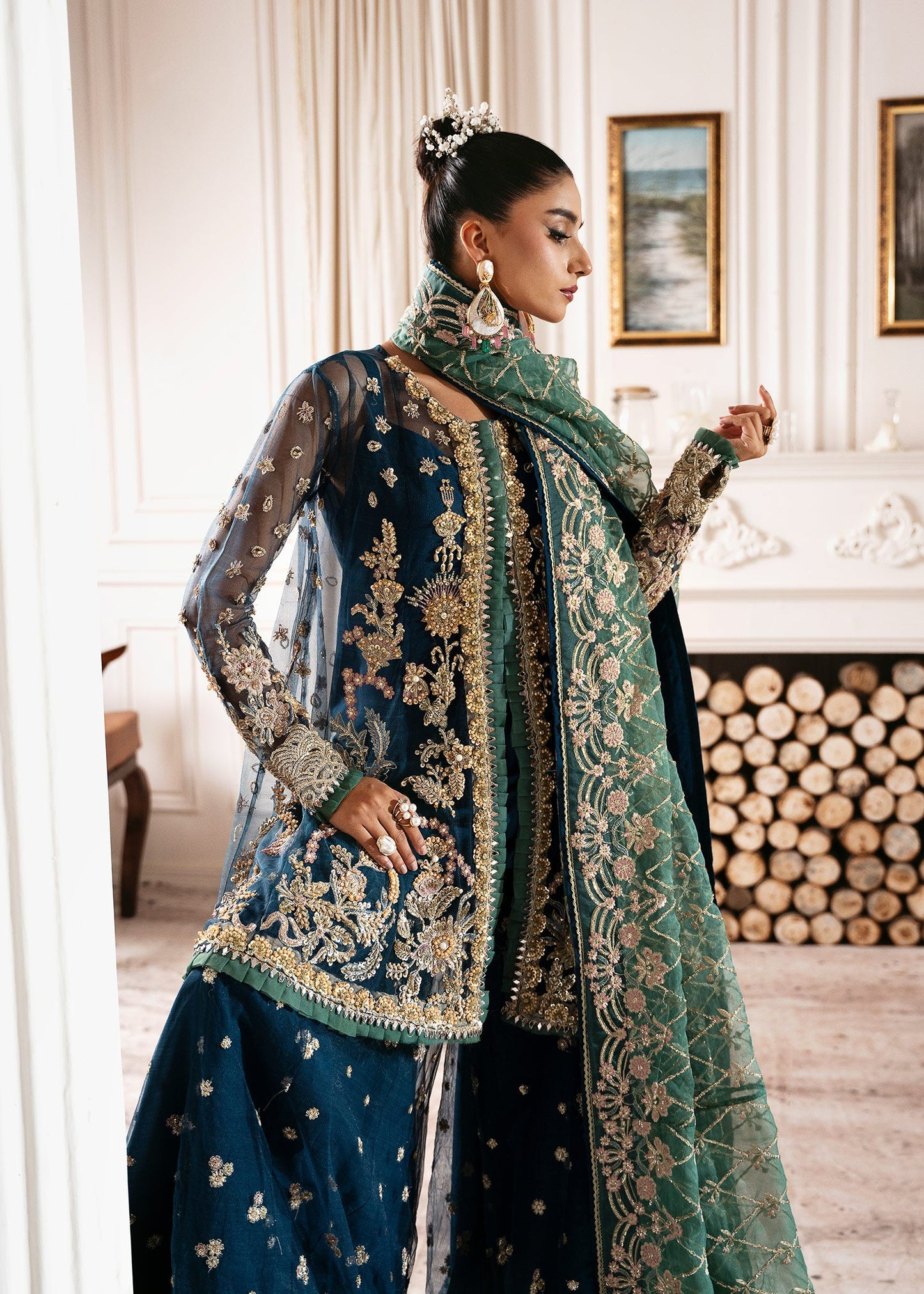 INAYAT Luxury Wedding Formals Unstitched 3pcs