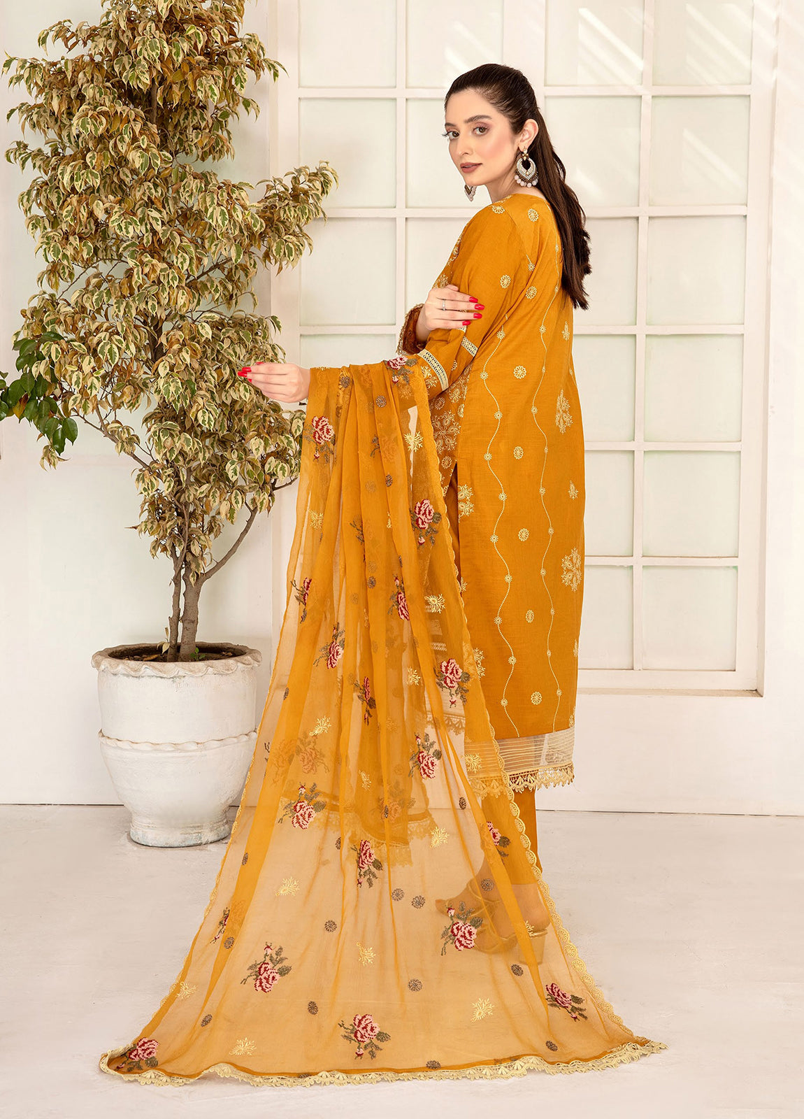 Sherine By Anaya Hoor Embroidered Lawn Unstitched 3pcs