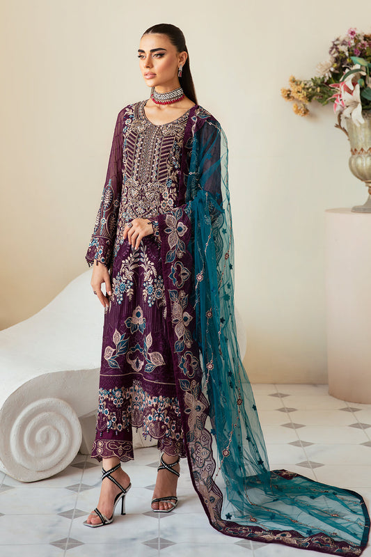 Ramsha Dastoor Chiffon Vol-01 Unstitched 3pcs