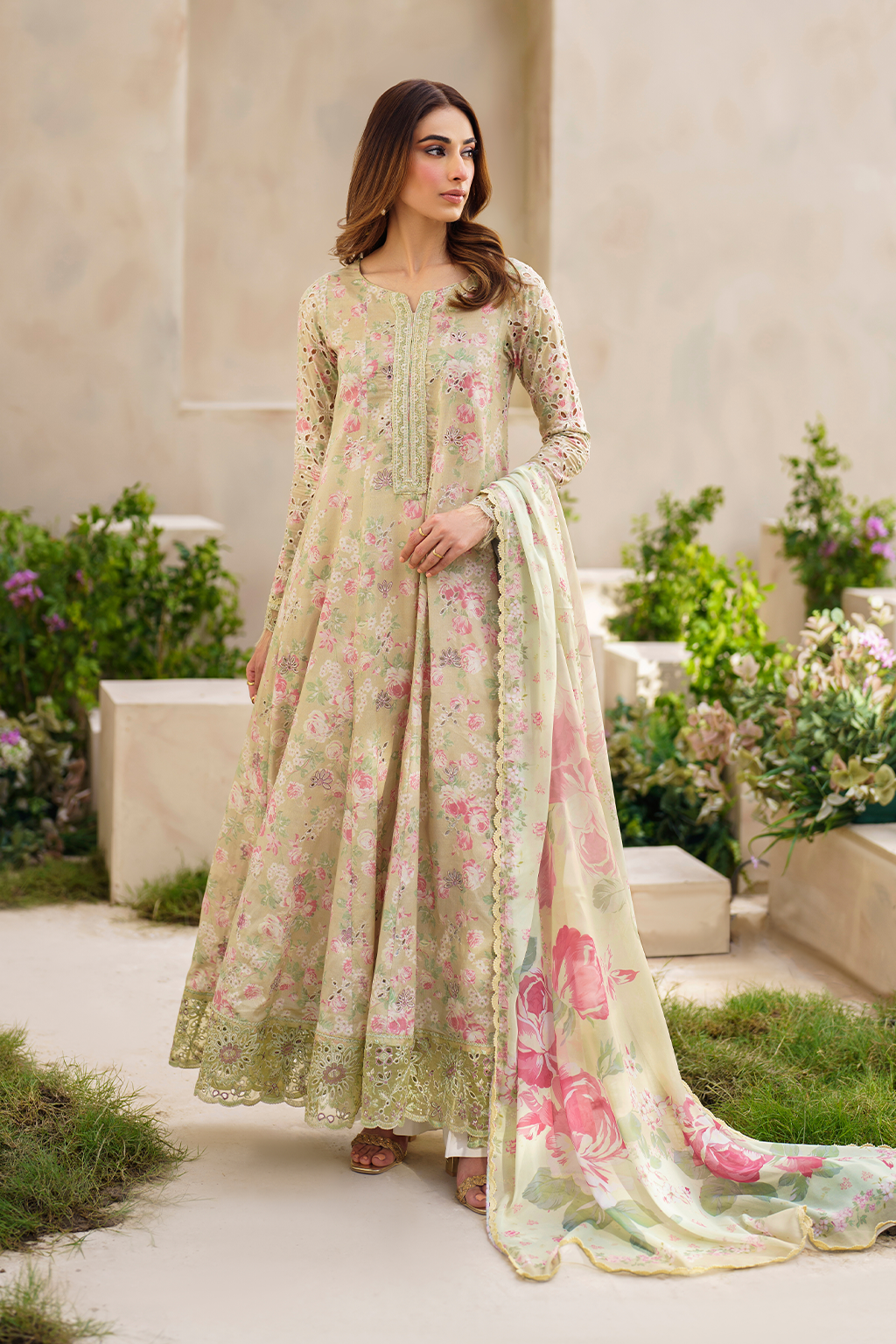 Iznik Festive Lawn Embroidered Unstitched 3pcs - Jotey