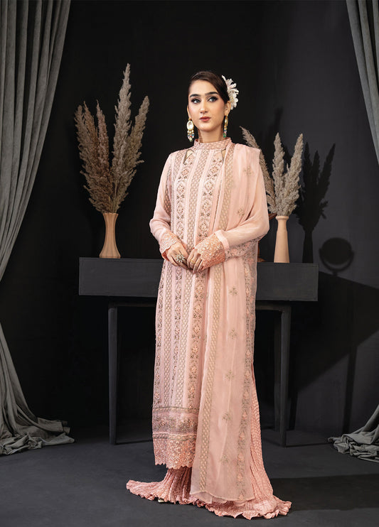 Khoobsurat Libas By Anaya Hoor Signature Chiffon Unstitched 3pcs