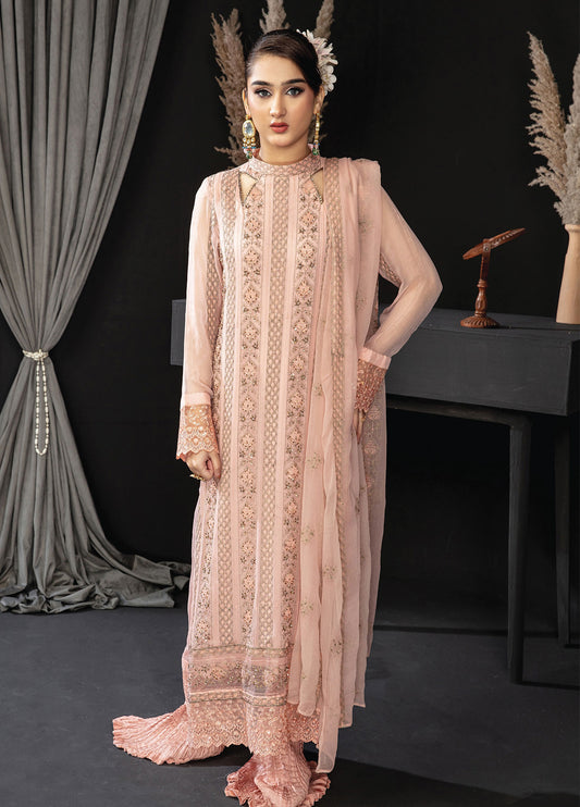 Khoobsurat Libas By Anaya Hoor Signature Chiffon Unstitched 3pcs