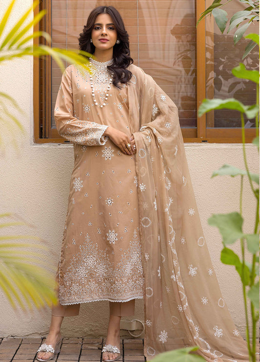 Khoobsurat Lawnkari Embroidered Lawn Unstitched 3pcs