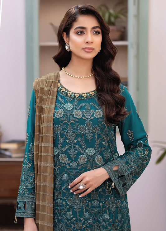 Shafaq By Noori  Stitched Luxury Chiffon Vol- 02