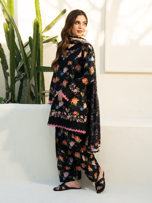 F&F Prints By Faiza Faisal Digital Printed Unstitched Lawn 3pcs