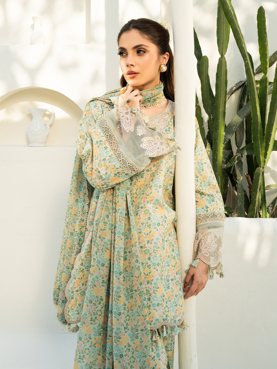 F&F Prints By Faiza Faisal Digital Printed Unstitched Lawn 3pcs