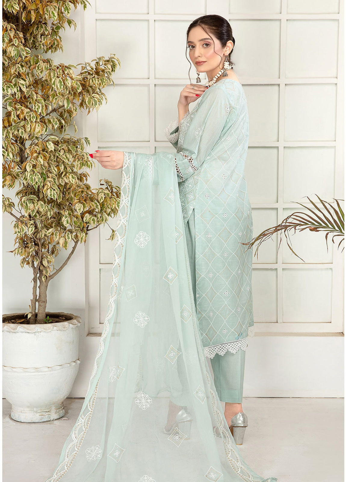 Sherine By Anaya Hoor Embroidered Lawn Unstitched 3pcs