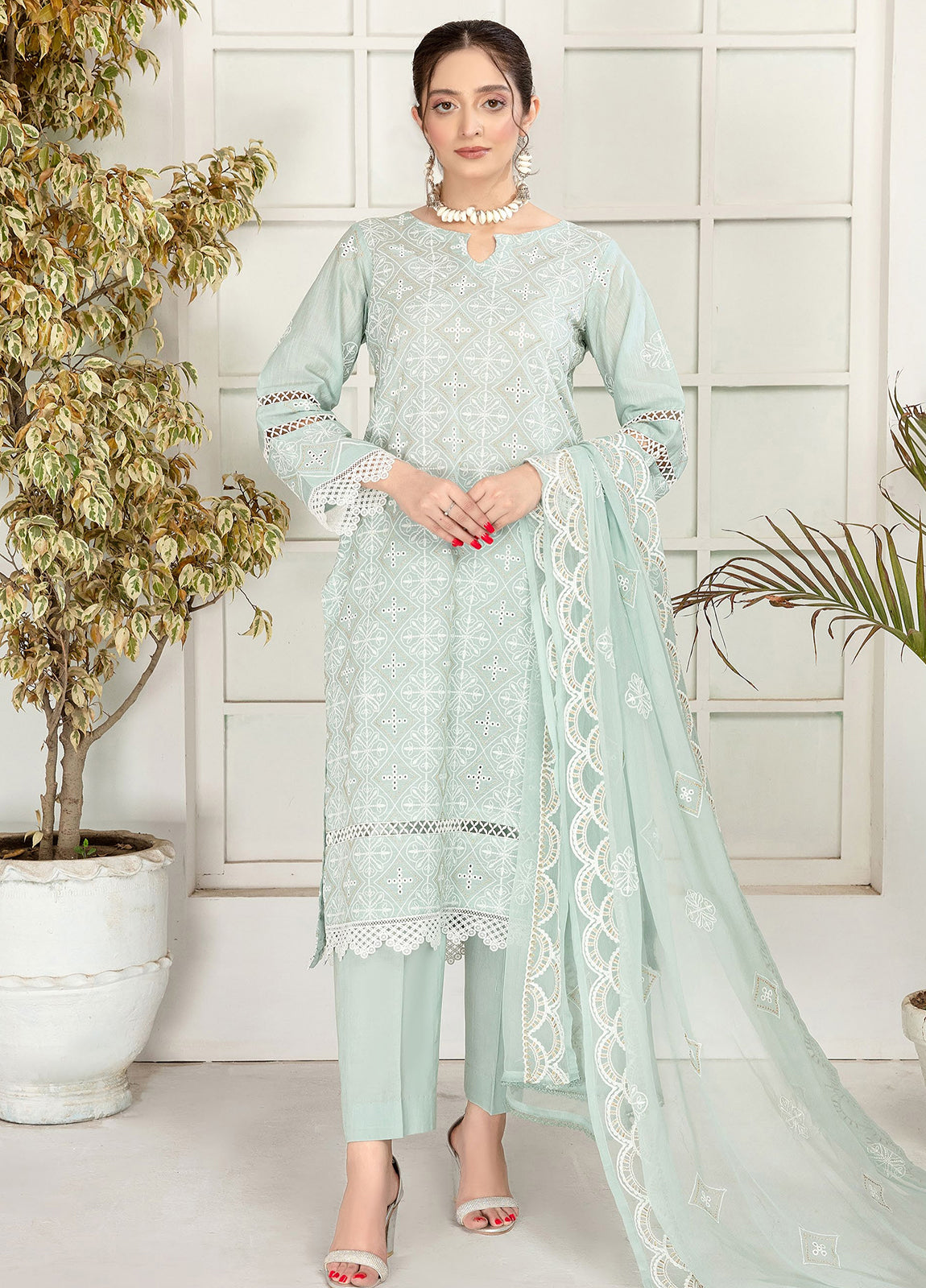 Sherine By Anaya Hoor Embroidered Lawn Unstitched 3pcs