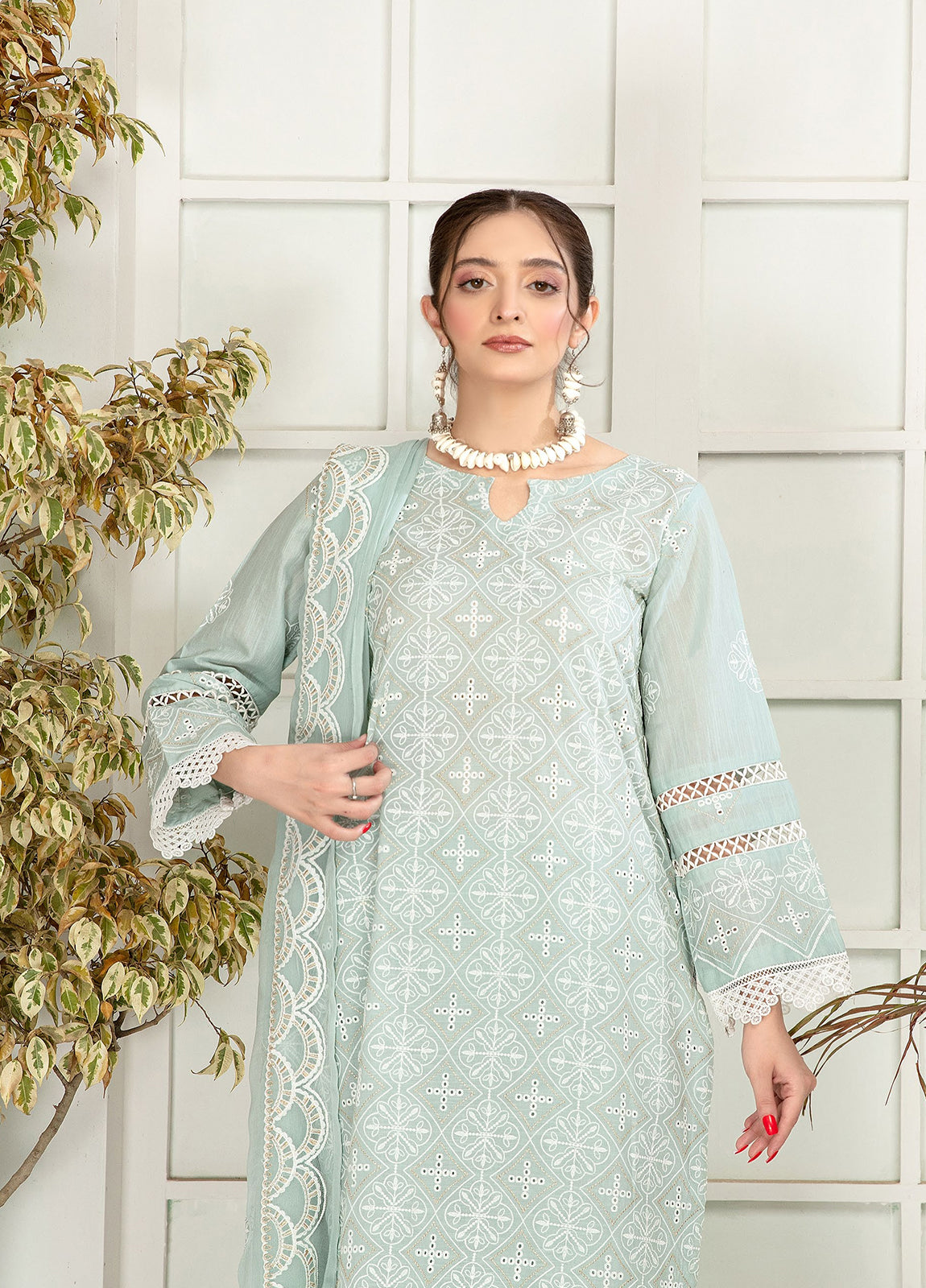 Sherine By Anaya Hoor Embroidered Lawn Unstitched 3pcs