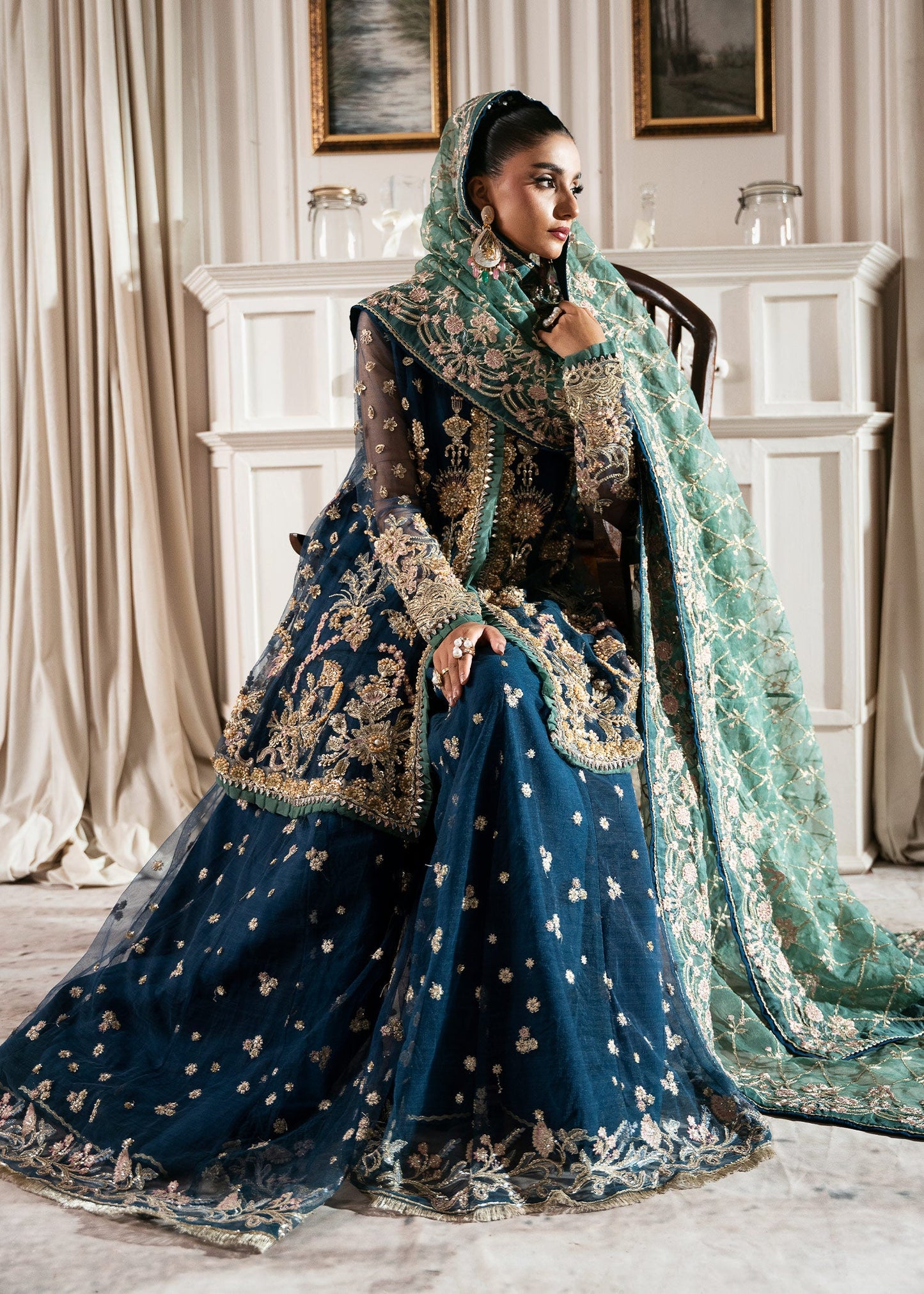 INAYAT Luxury Wedding Formals Unstitched 3pcs