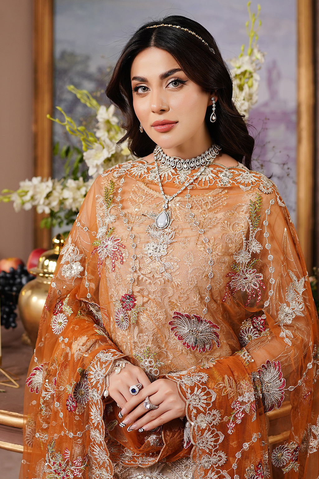 Aarzu Luxury Embroidered Vol-03 Unstitched 3Pcs