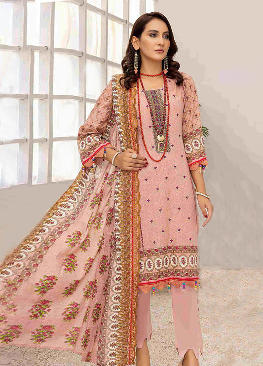 Anarkali By  Arham Textile 3pcs - Jotey