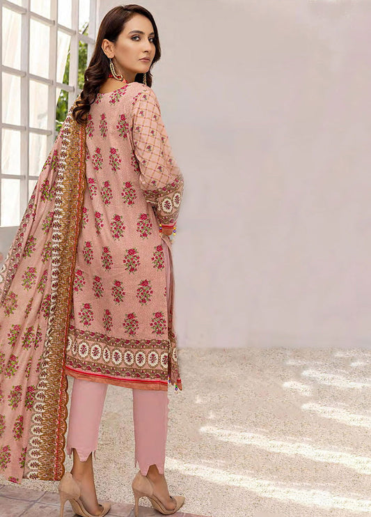 Anarkali By  Arham Textile 3pcs - Jotey