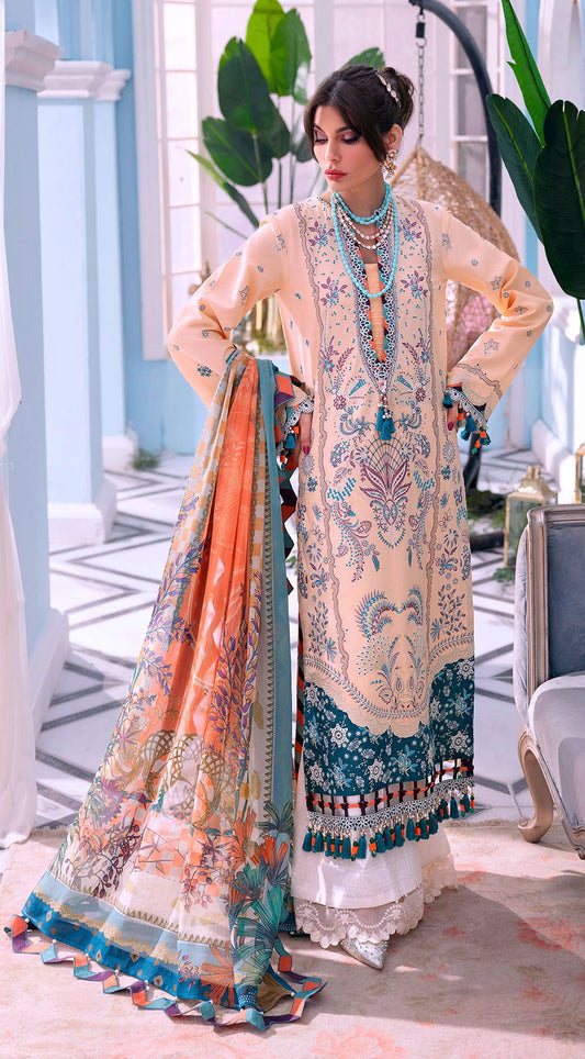 Anaya Afsana Luxury Festive Lawn 3Pcs - Jotey