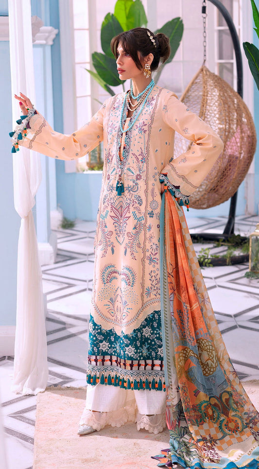 Anaya Afsana Luxury Festive Lawn 3Pcs - Jotey