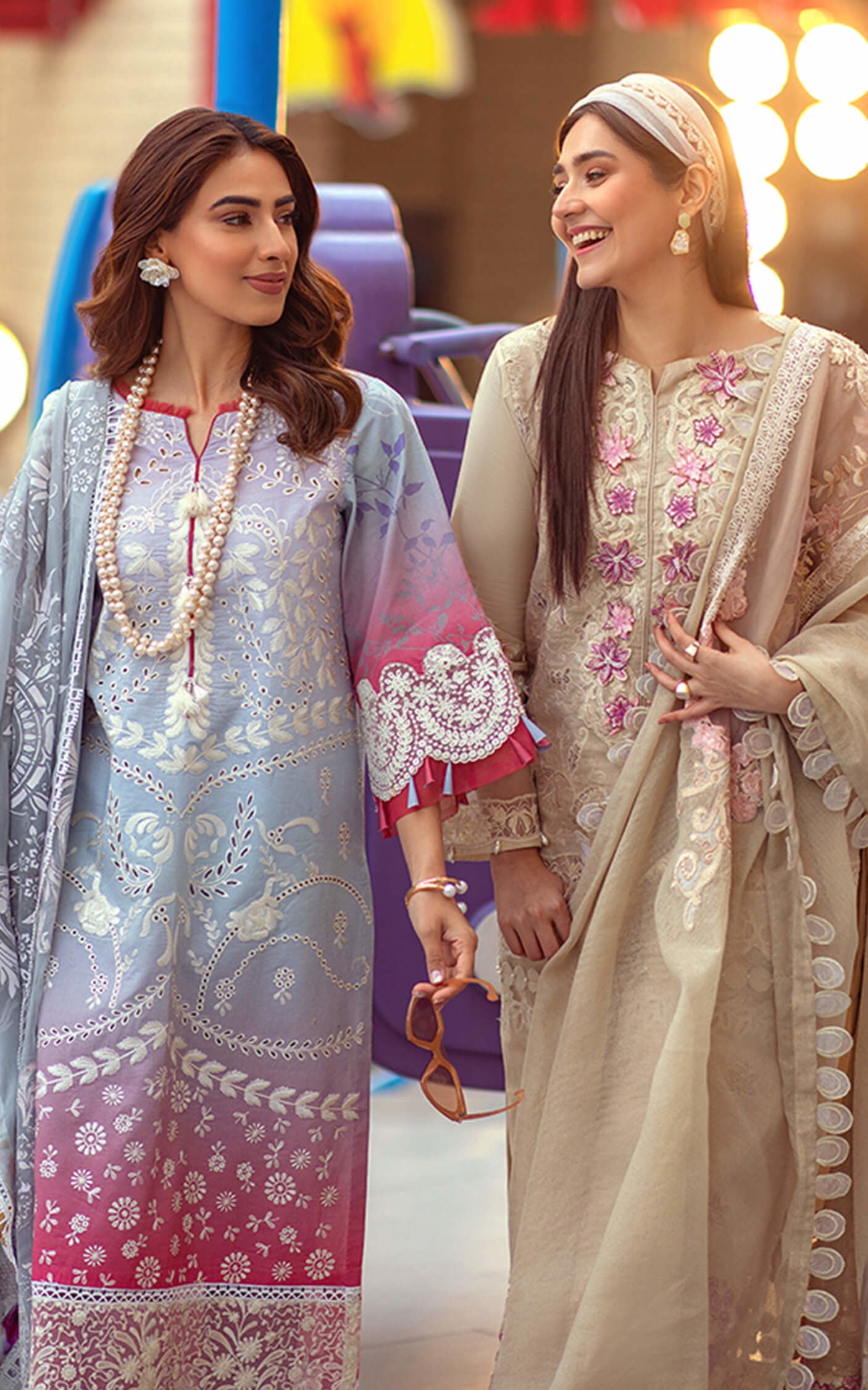 Asifa & Nabeel Lilibet Luxury Lawn 3Pcs - Jotey