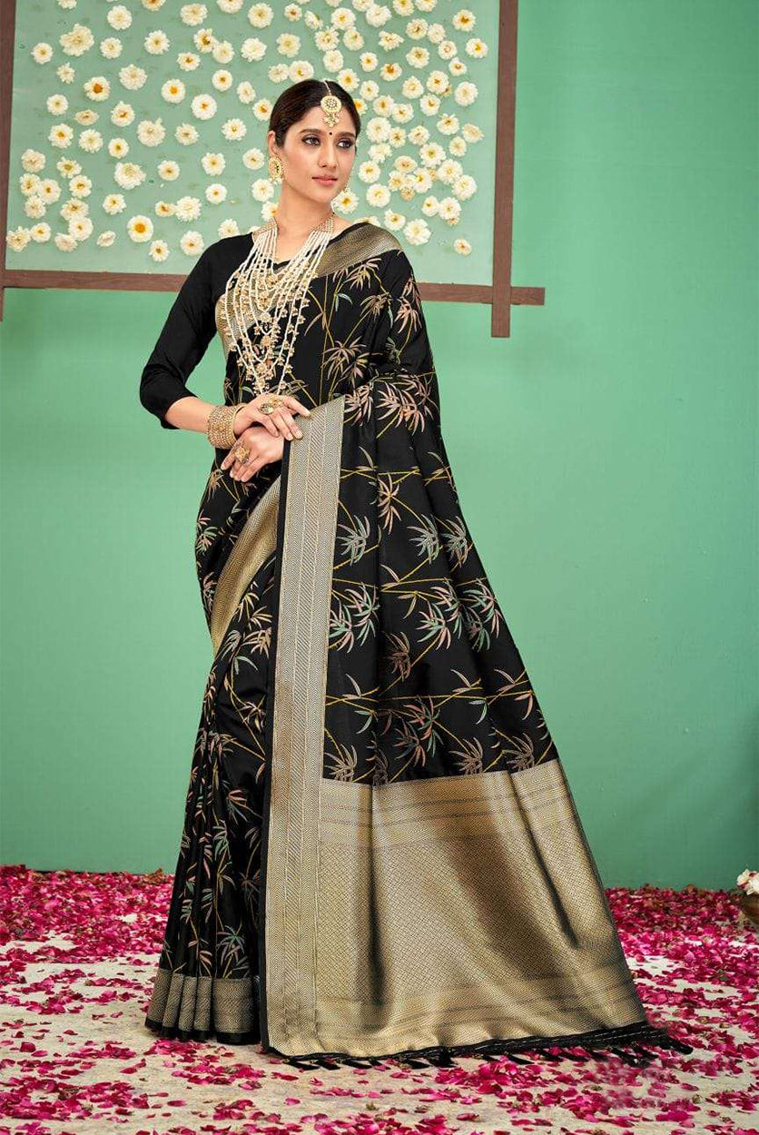 Silk with Weaving Design Wedding Saree - Jotey