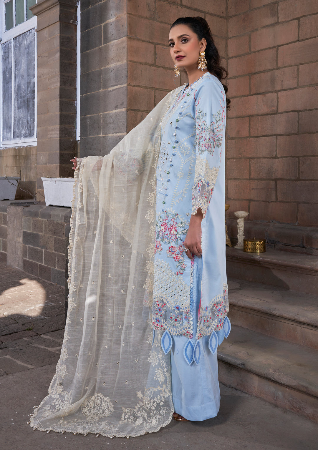 Atiya Irfan Preet Embroidered Unstitched Lawn 3pcs